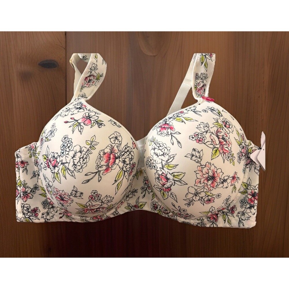 NWT Ashely Stewart Butterfly Plunge Bra Size 42D